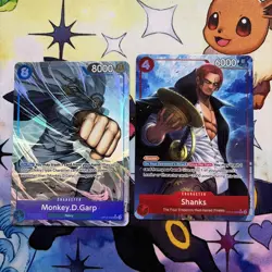 One Piece TCG | Shanks OP12-008 Alternate Art/Monkey D Garp Legacy of the Master - Image 1