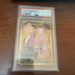 Pokemon Mewtwo EX TCG Team Rockets Destined Rivals Card 240/182 PSA 10 - Image 1