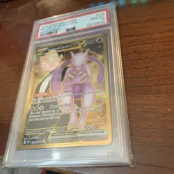 Pokemon Mewtwo EX TCG Team Rockets Destined Rivals Card 240/182 PSA 10 - Image 4