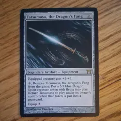 Tatsumasa, The Dragon’s Fang Lightly Played Magic The Gathering - Image 1