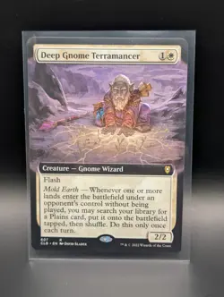 MTG - Deep Gnome Terramancer - EXTENDED ART - CLB #607 - Rare - NM - Image 1