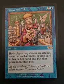 Show and Tell Urza's Saga MTG Regular Lightly Played - Image 1