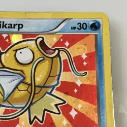 Pokemon TCG Magikarp XY 143 Holo Black Star Promo Card - MP Bent - Image 5