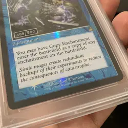 Copy Enchantment Retro Foil Ravnica Remastered Serialized Graded 10 489/500 - Image 4