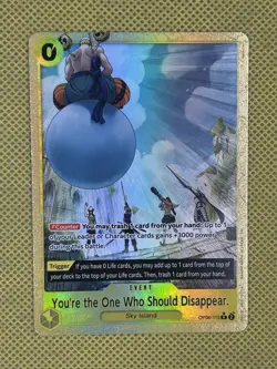 One Piece TCG You're the One Who Should Disappear (115) (Alternate Art) PRB02 - Image 5