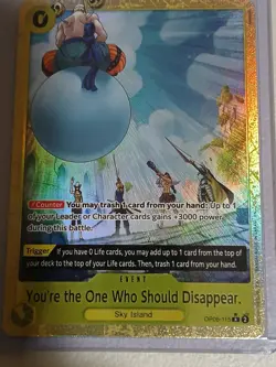 One Piece TCG OP06-115 Alt Art PRB-02 You're the One Who Should Disappear NM Eng - Image 3