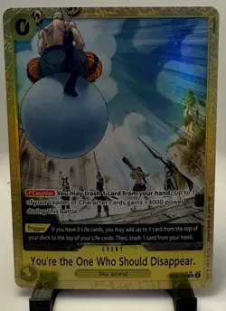 One Piece TCG OP06-115 Alt Art PRB-02 You're the One Who Should Disappear NM Eng - Image 1
