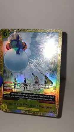 One Piece TCG OP06-115 Alt Art PRB-02 You're the One Who Should Disappear - Image 2