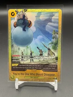 One Piece TCG OP06-115 Alt Art PRB-02 You're the One Who Should Disappear NM Eng - Image 1