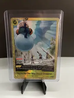 One Piece TCG OP06-115 Alt Art PRB-02 You're the One Who Should Disappear NM Eng - Image 3