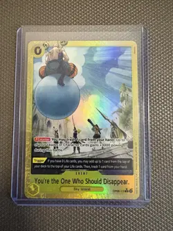 One Piece TCG OP06-115 Alt Art PRB-02 You're the One Who Should Disappear NM Eng - Image 1