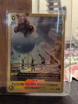 One Piece TCG OP06-115 Alt Art PRB-02 You're the One Who Should Disappear NM Eng - Image 1