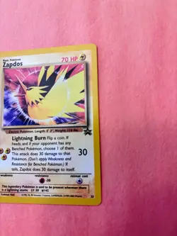 Pokemon TCG Zapdos Black Star Promos 23 Regular Promo - Image 2