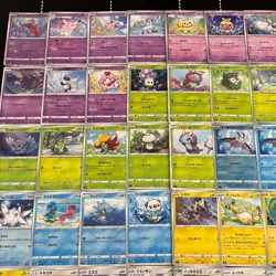 Pokemon Card Tsuruta Saya Illustration Set 64 Cards Japanese - Image 2