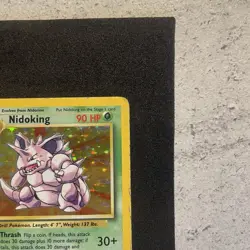 Nidoking 11/102 Pokemon Card TCG Base Set Unlimited Holo Rare - Image 4