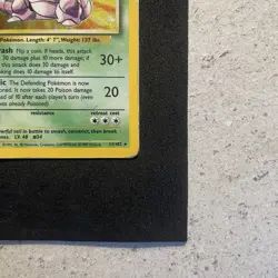 Nidoking 11/102 Pokemon Card TCG Base Set Unlimited Holo Rare - Image 5