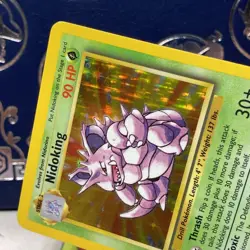 Nidoking 11/102 - Holo Rare Card - Base Set Unlimited - Pokemon TCG NM - Image 3