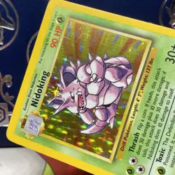 Nidoking 11/102 - Holo Rare Card - Base Set Unlimited - Pokemon TCG NM - Image 4