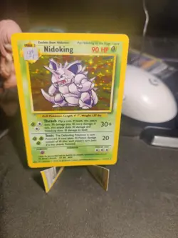 NM/LP Nidoking 11/102 - Holo Rare Card - Base Set Unlimited - Pokemon TCG (3) - Image 1