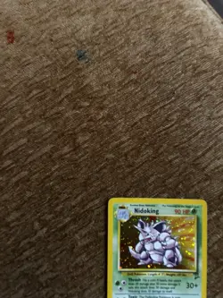 Nidoking 11/102, Base Set Unlimited Holo Rare, 1999 Vintage Pokemon TCG, LP-MP - Image 5