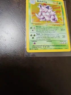 Pokemon TCG Nidoking Base Set 11/102 Holo Unlimited Holo Rare LP/NM - Image 5