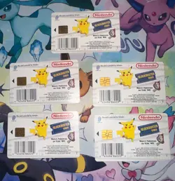 Pokemon Snap Blockbuster Video Smart Card Set of 5 Vintage 1999 Pikachu Squirtle - Image 2