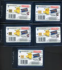 Pokemon Snap Blockbuster Video Smart Card Set of 5 Vintage 1999 Pikachu Squirtle - Image 2