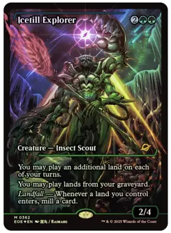 Magic The Gathering MTG Icetill Explorer Foil Showcase Edge Of Eternities Mythic - Image 3