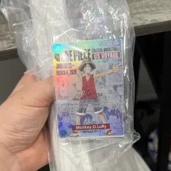 ONE PIECE Monkey D. Luffy Promo Card - Rutgers SGA Event - US COLLEGE EXCLUSIVE - Image 3
