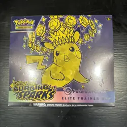 Pokemon TCG: Surging Sparks Pokemon Center Elite Trainer Box (ETB) - SEALED - Image 1