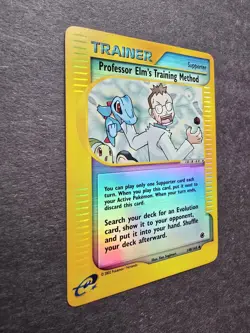 Pokemon Expedition Trainer Professor Elms Training Method Reverse Holo 148/165 - Image 2