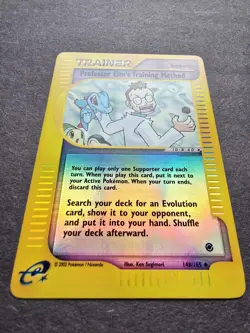 Pokemon Expedition Trainer Professor Elms Training Method Reverse Holo 148/165 - Image 4