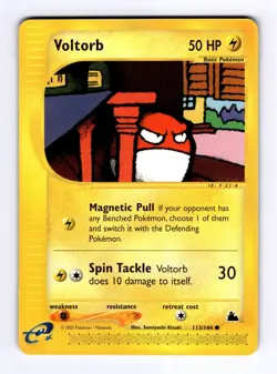 Voltorb Skyridge #113 (2003) Common LP Pokemon - Image 1