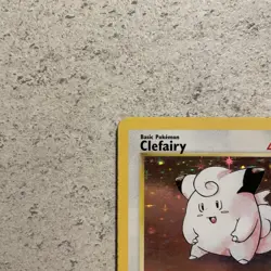 Clefairy 5/102 Pokemon Card TCG Base Set Unlimited Holo Rare - Image 3