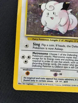 Pokemon TCG Clefairy Holo Unlimited Rare Card Base Set 5/102 - Image 5