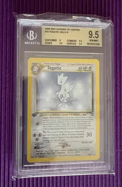 Pokemon Togetic Neo Genesis 1st Edition Holo Rare #16 BGS 9.5 Gem Mint - Image 1