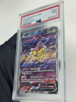 2023 POKEMON SWORD AND SHIELD CROWN ZENITH GG41 FULL ART/RAIKOU V PSA 9 - Image 4