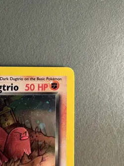 Pokemon TCG Dark Dugtrio Team Rocket 6/82 Holo Rare 1st Edition NM - Image 2