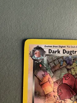 Pokemon TCG Dark Dugtrio Team Rocket 6/82 Holo Rare 1st Edition NM - Image 3