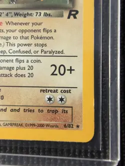 Pokemon TCG Dark Dugtrio Team Rocket 6/82 Holo Rare 1st Edition NM - Image 5