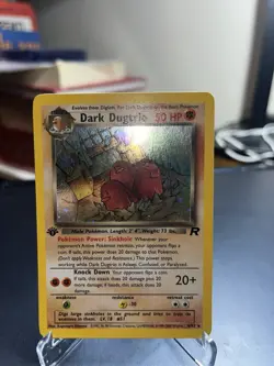Pokemon TCG Dark Dugtrio Holo Rare 1st Edition 6/82 Team Rocket NM - Image 2