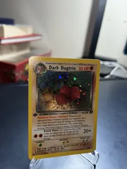 Pokemon TCG Dark Dugtrio Holo Rare 1st Edition 6/82 Team Rocket NM - Image 3