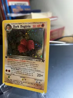 Pokemon TCG Dark Dugtrio Holo Rare 1st Edition 6/82 Team Rocket NM - Image 4