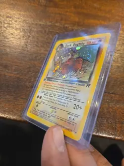Pokemon TCG Dark Dugtrio Holo Rare 1st Edition 6/82 Team Rocket NM Swirl - Image 3