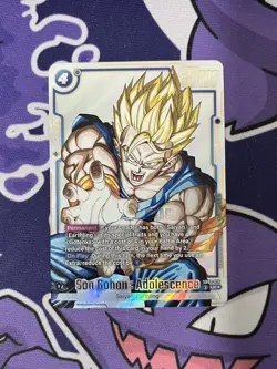 Son Gohan : Adolescence SB02-026 Alternate Art Manga Booster 02 Dragon Ball Card - Image 1