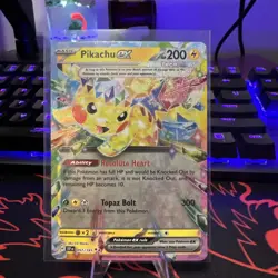 Pikachu ex 57/191 Double Rare Pokemon TCG SV08: Surging Sparks NM - Image 1