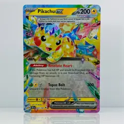 Pikachu Ex 57/191 Double Rare SV:08 Surging Sparks NM/M Pokemon TCG - Image 1