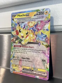 Pikachu EX 57/191 Surging Sparks Double Rare Holo Pokemon TCG NM/LP - Image 4
