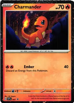 Charmander - (Cosmos Holo) Promo SV: Scarlet & Violet Promo Cards 047 NM - Image 1