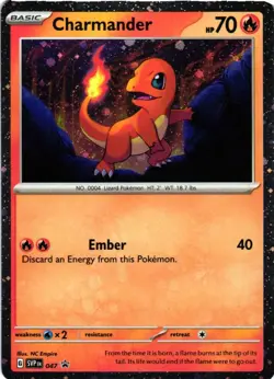 Charmander - (Cosmos Holo) Promo SV: Scarlet & Violet Promo Cards 047 NM - Image 1